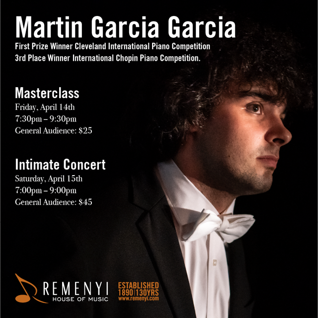 Masterclass by Martin García García, April 14-15th, 2023