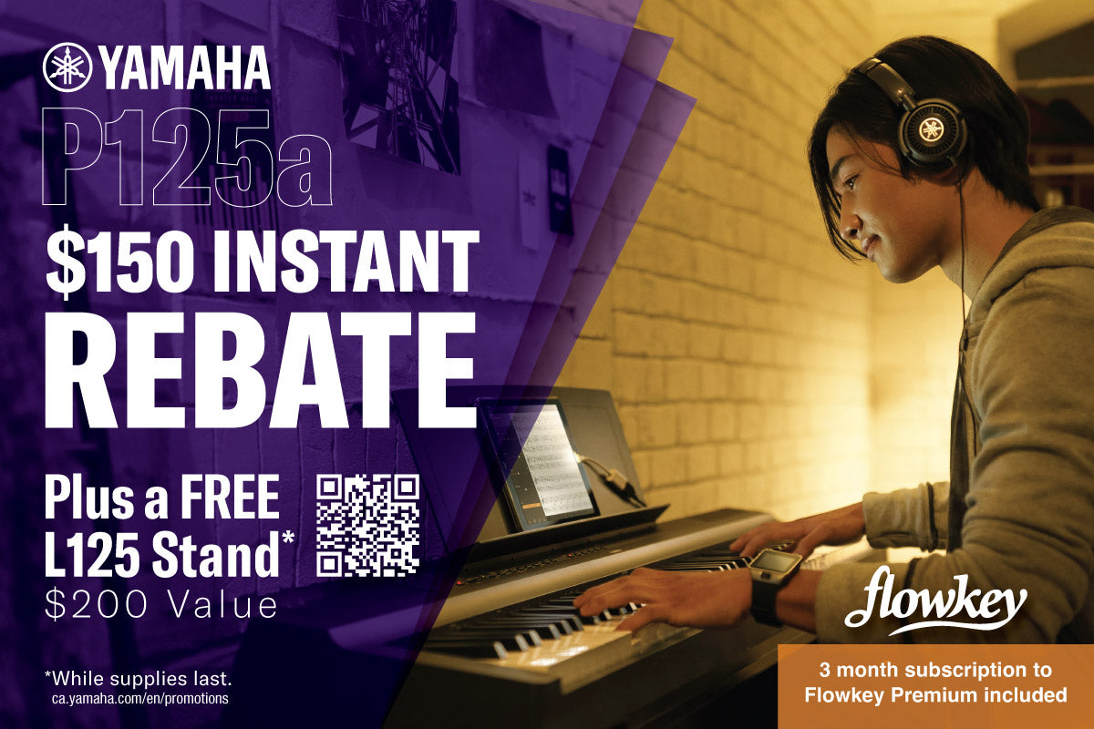 Instant Rebate! Amazing Yamaha P125a offer!