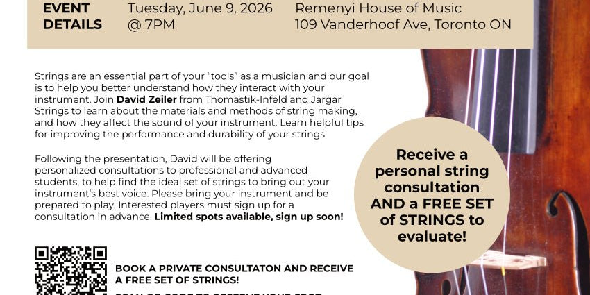 Free String Clinic! - Remenyi House of Music
