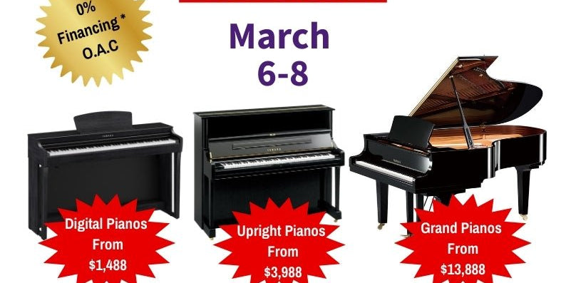 YAMAHA FACTORY PIANO SALE 2026 - Remenyi House of Music