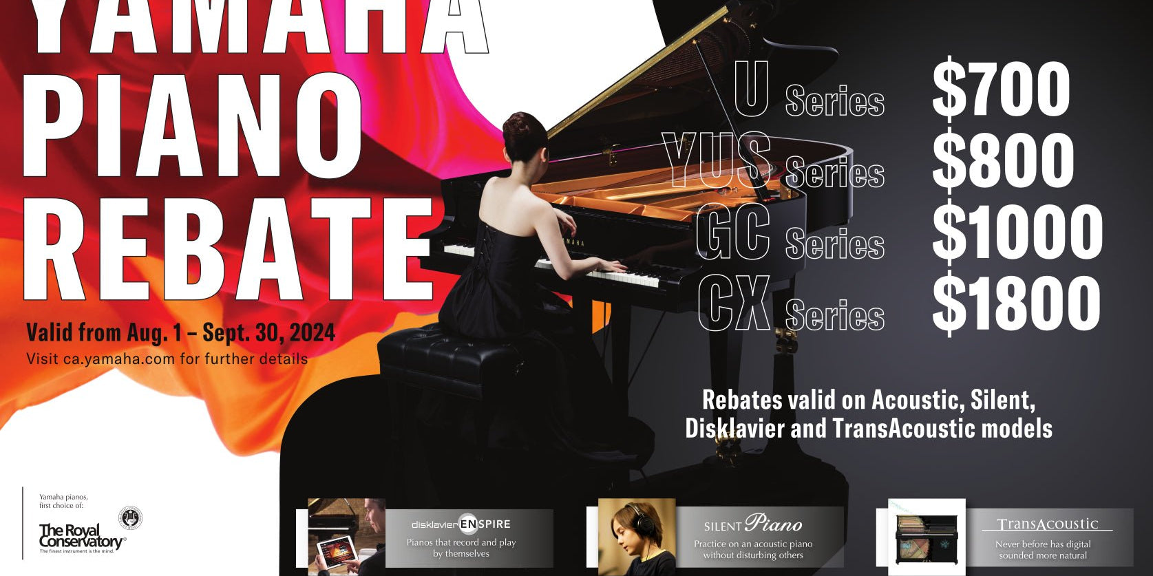 Yamaha Piano Rebate 2024 - Remenyi House of Music