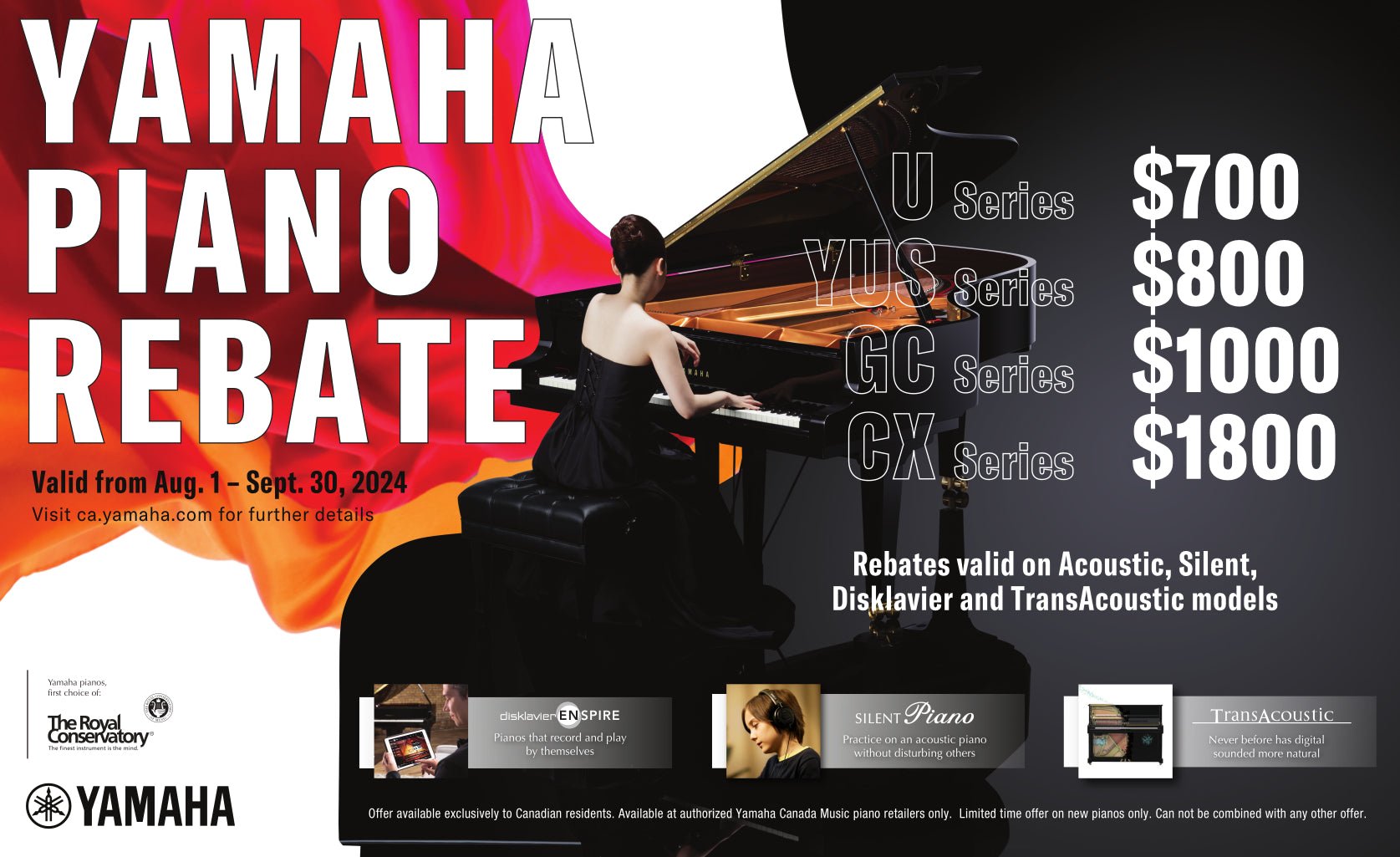 Yamaha Piano Rebate 2024 - Remenyi House of Music