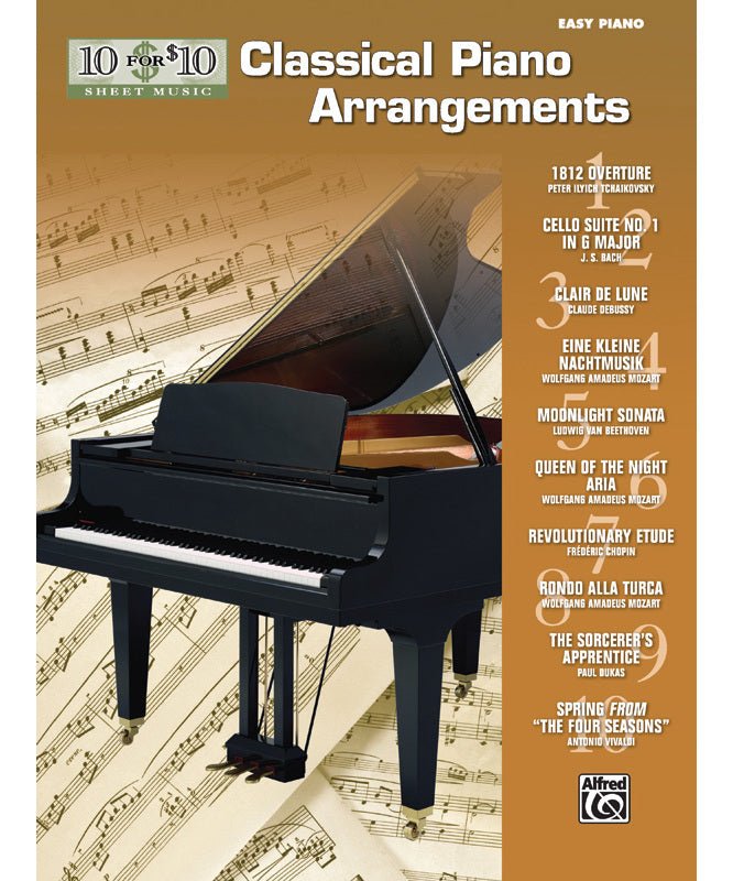 10 for 10 Sheet Music: Classical Piano Arrangements - Remenyi House of Music