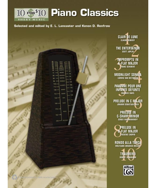 10 for 10 Sheet Music: Piano Classics - Remenyi House of Music