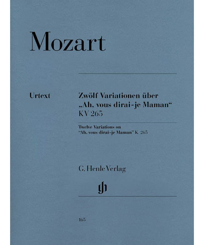 12 Variations on “Ah Vous Dirai - Je, Maman” K265 (300e) - Piano Solo - Remenyi House of Music