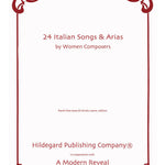 24 Italian Songs & Arias by Women Composers - Remenyi House of Music