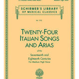 24 Italian Songs & Arias - Medium High Voice (Book Only) - Remenyi House of Music