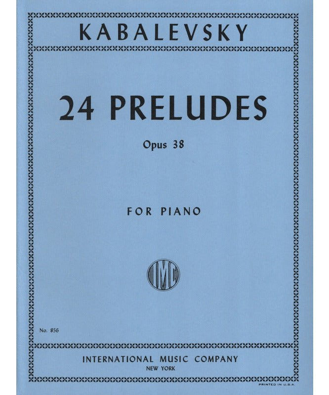 24 Preludes, Op. 38: Piano Solo Broché – 1 juillet 1985 - Remenyi House of Music