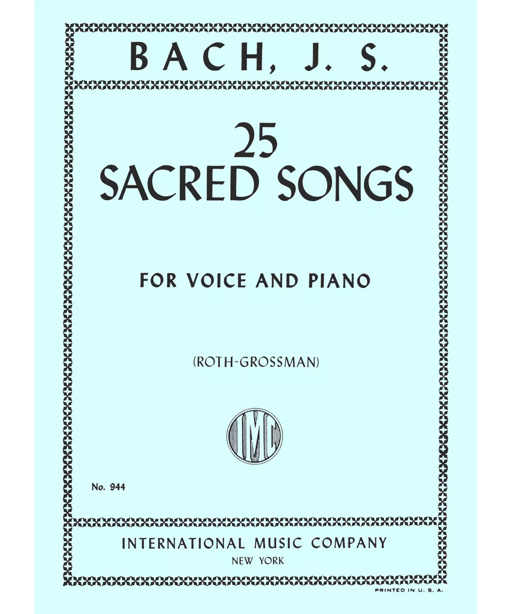 25 Sacred Songs (G. & E.) - Remenyi House of Music