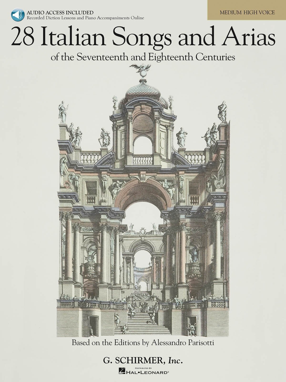 28 Italian Songs & Arias of the 17th & 18th Centuries (Medium High, Book/Online Audio) - Remenyi House of Music