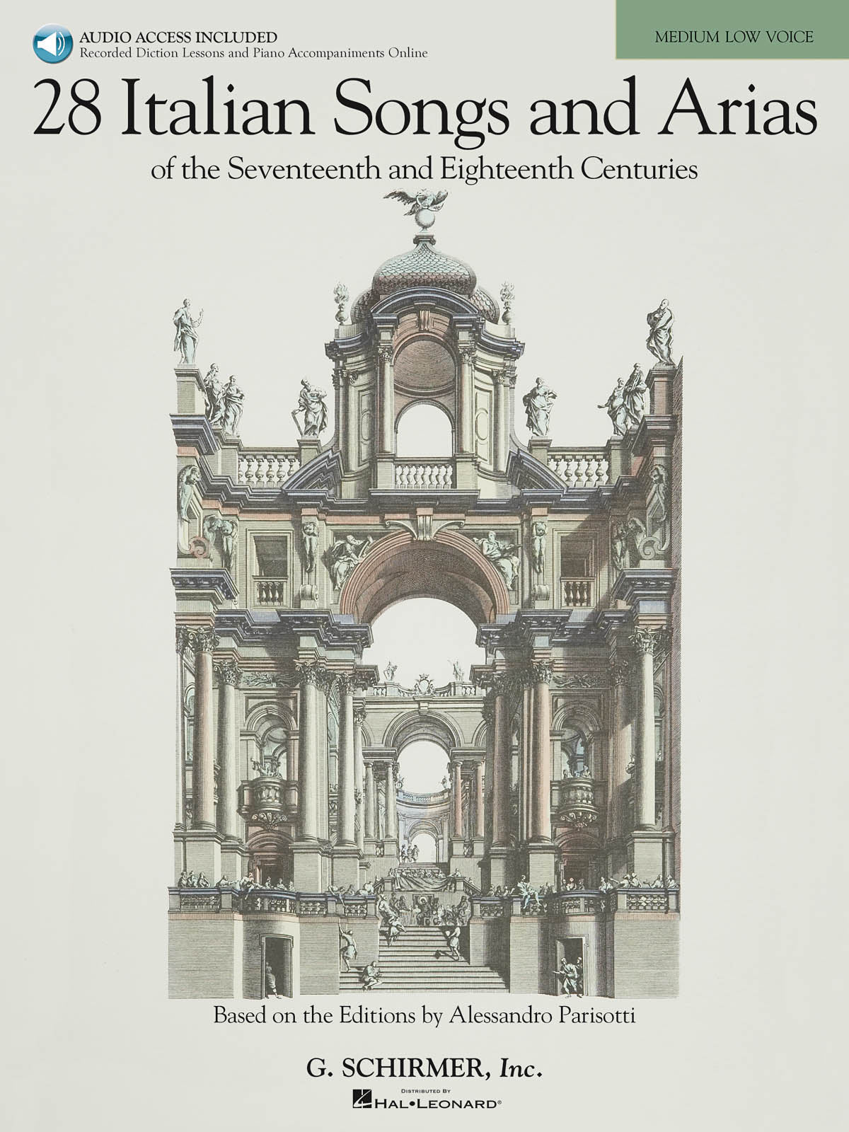 28 Italian Songs & Arias of the 17th & 18th Centuries - Medium Low (Book/Online Audio) - Remenyi House of Music