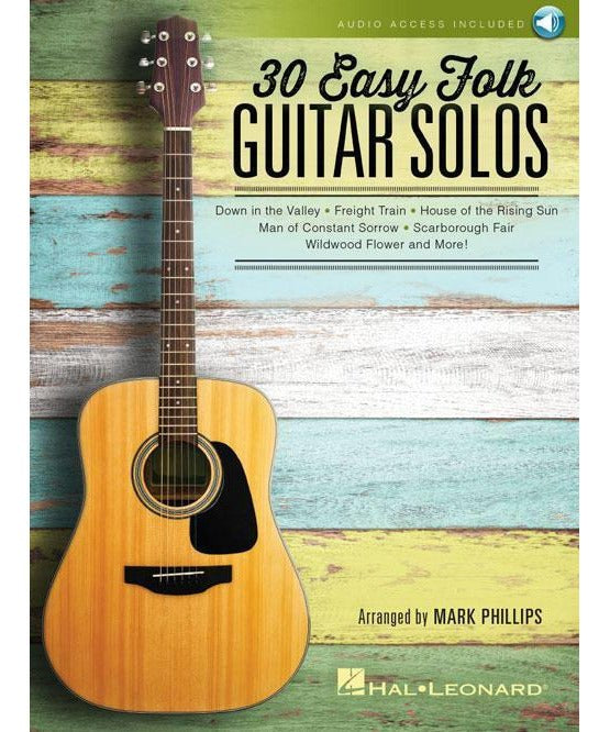 30 Easy Folk Guitar Solos - Remenyi House of Music