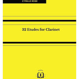 32 Etudes for Clarinet (Rose, Cyrille) - Remenyi House of Music