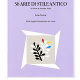 36 Arie Di Stile Antico, Low Voice - Remenyi House of Music