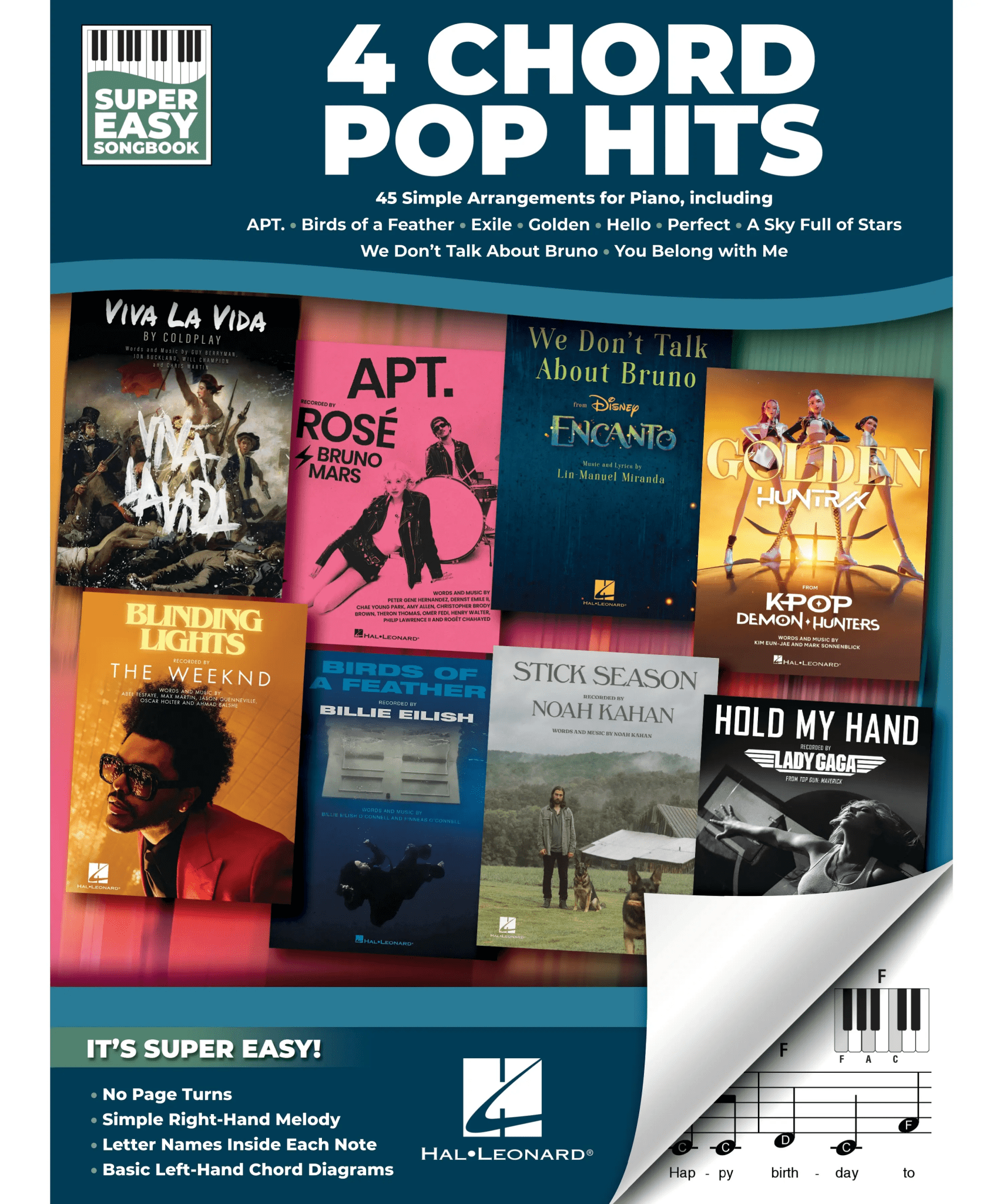 4 Chord Pop Hits - Super Easy Songbook - Remenyi House of Music