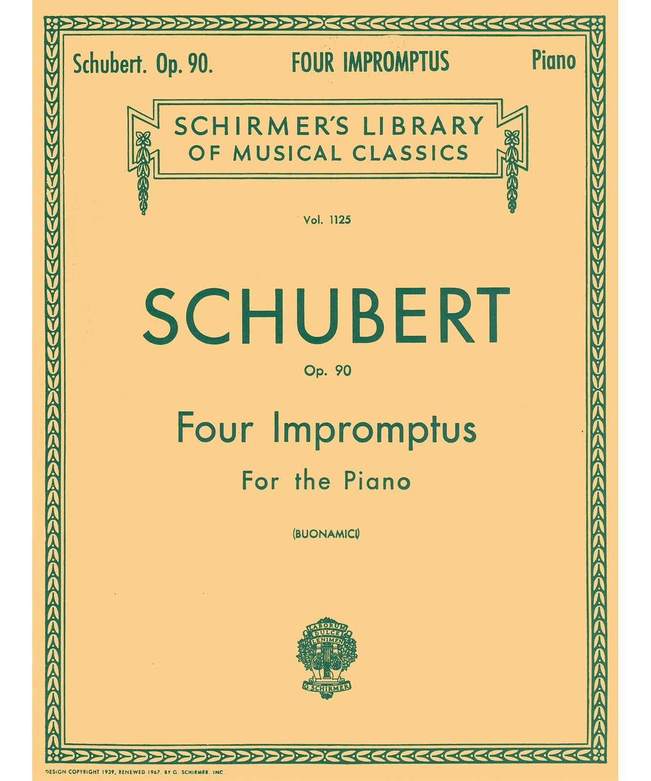 4 Impromptus, Op. 90 - Remenyi House of Music