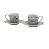 4 Piece Espresso Set - "Cantate" Vivaldi Design - Remenyi House of Music