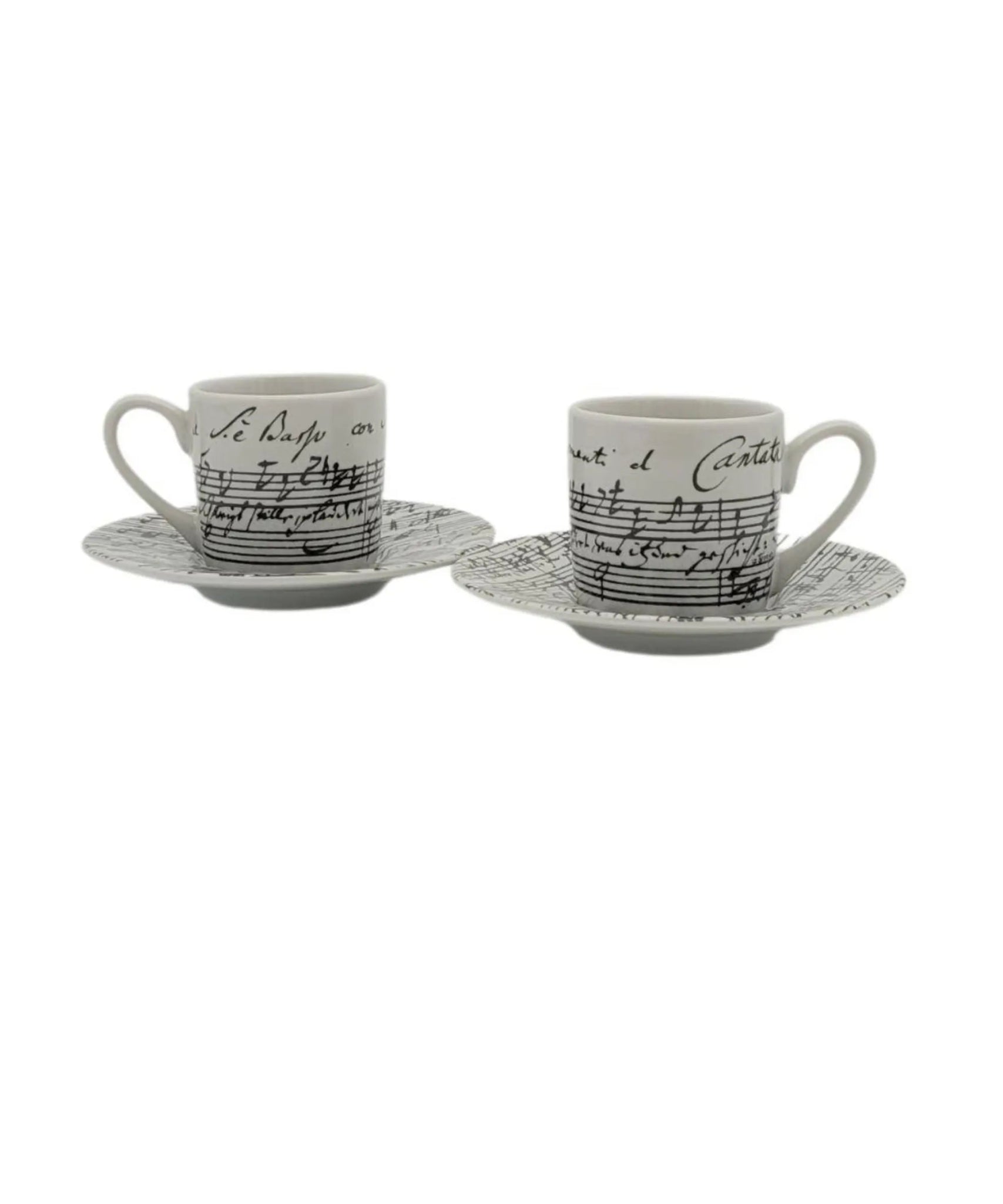 4 Piece Espresso Set - "Cantate" Vivaldi Design - Remenyi House of Music
