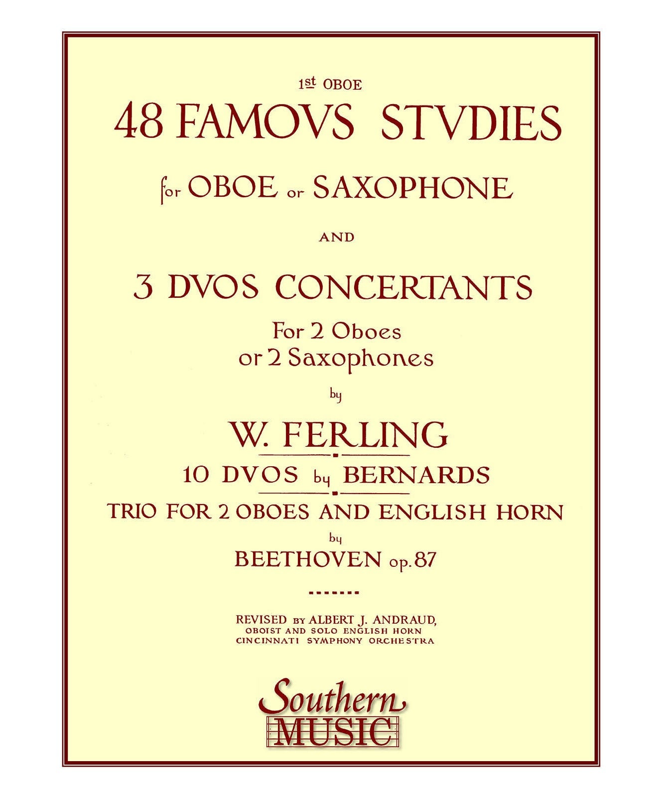 48 Famous Studies, (1st and 3rd Part) - Remenyi House of Music