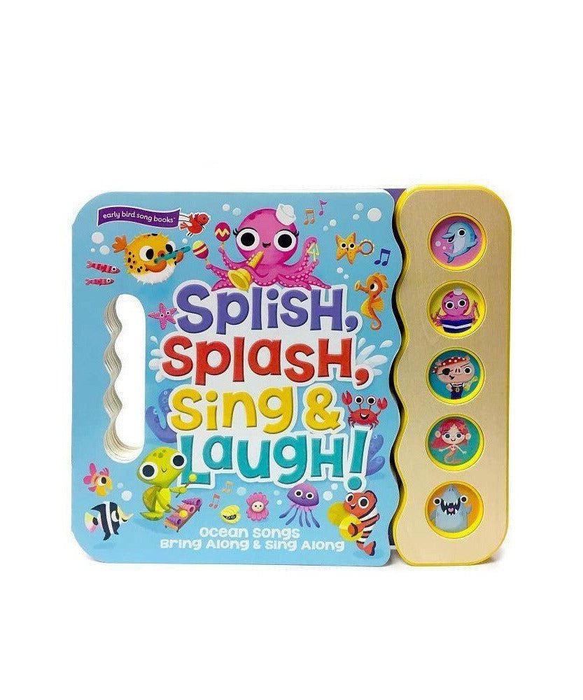 5 Button Sound Book: Splish Splash Sing and Laugh (Board Book) - Remenyi House of Music