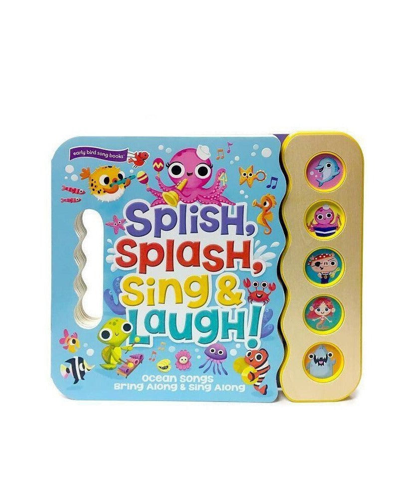 5 Button Sound Book: Splish Splash Sing and Laugh (Board Book) - Remenyi House of Music