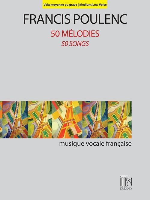 50 Mélodies (50 Songs) for Medium/Low Voice and Piano - Remenyi House of Music