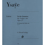 6 Sonatas for Violin Solo Op. 27 - Remenyi House of Music