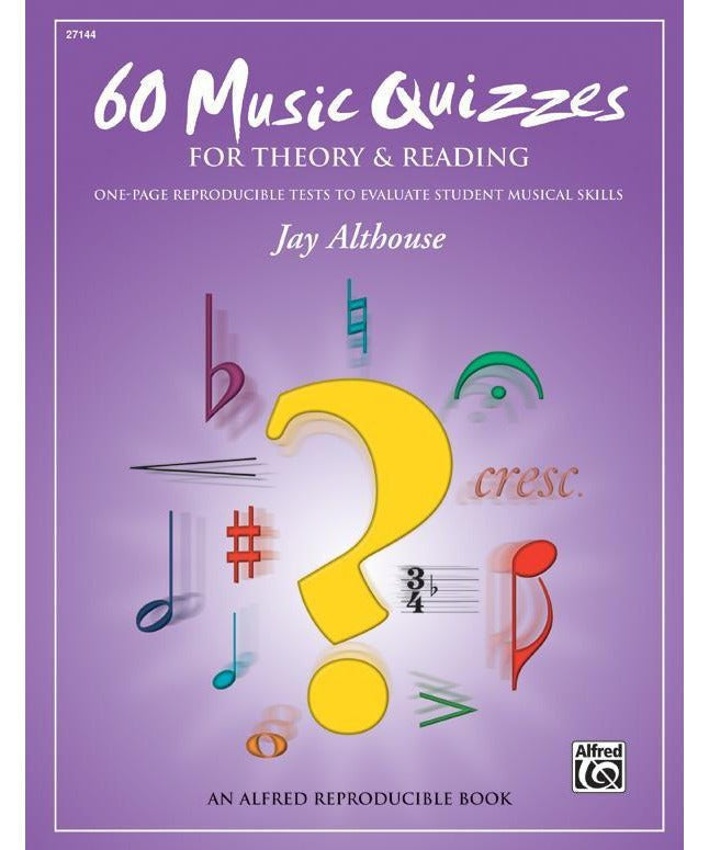 60 Music Quizzes for Theory and Reading - Remenyi House of Music