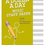 A Dozen a Day - Music Staff Paper - Remenyi House of Music