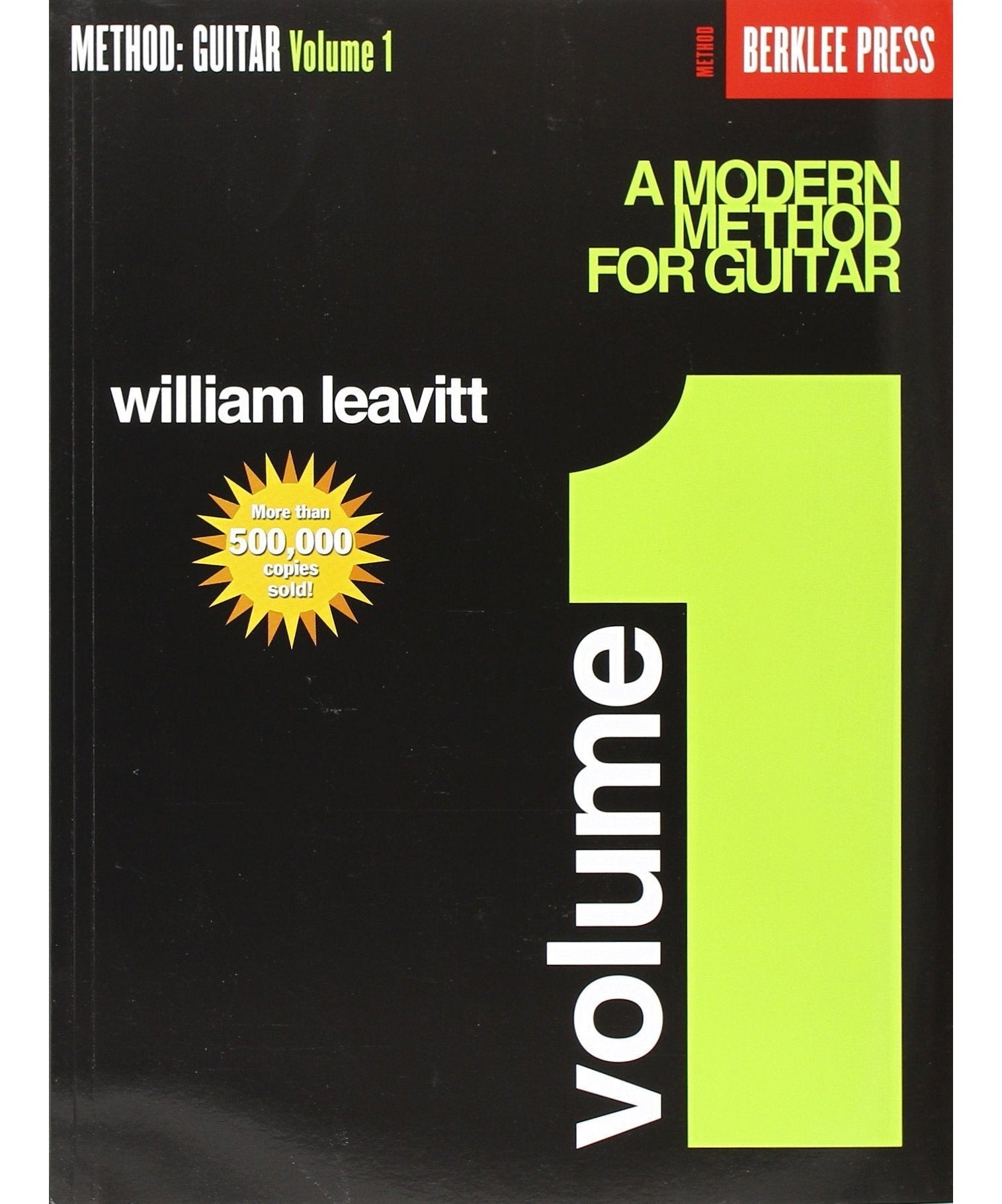 A Modern Method for Guitar - Volume 1 (With Audio) - Remenyi House of Music