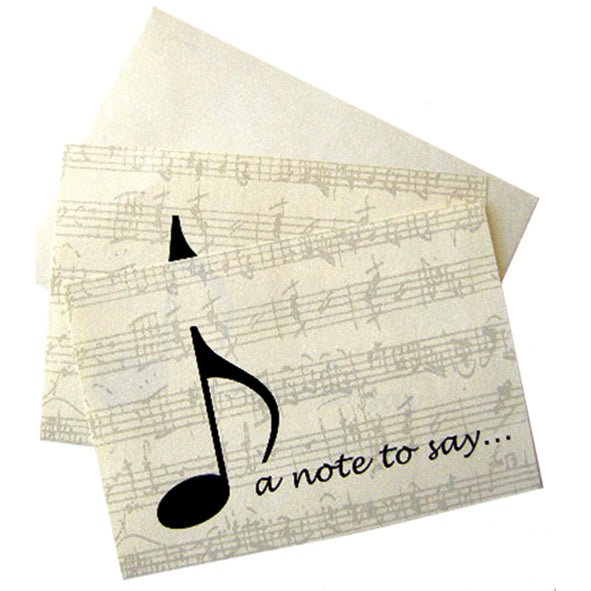 A Note to Say Boxed Stationery - Remenyi House of Music