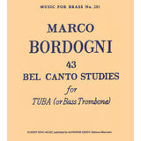 Bordogni, M. - 43 Bel Canto Studies for Tuba or Bass Trombone