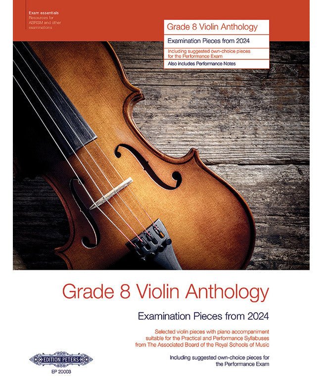 ABRSM Grade 8 Violin Anthology from 2024 - Remenyi House of Music