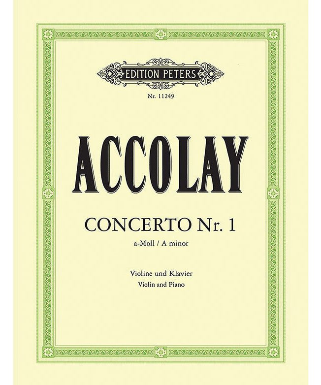 Accolay, J. - Violin Concerto No. 1 in A minor - Remenyi House of Music