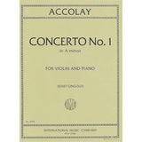Accolay, J.B. - Violin Concerto No. 1 in A minor, Op 12 - Remenyi House of Music