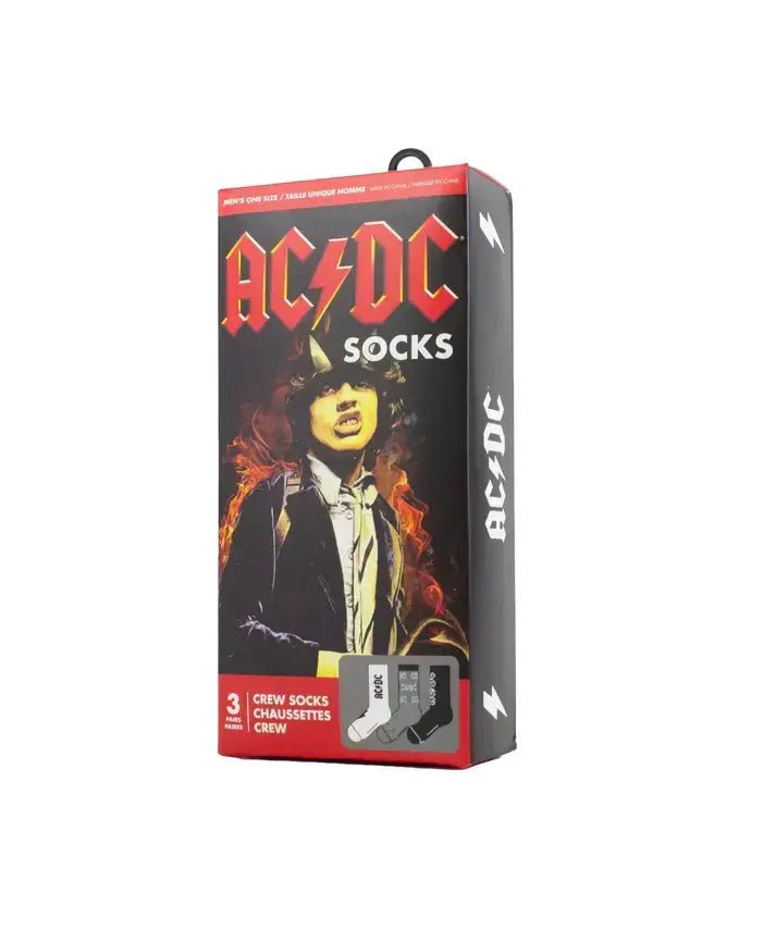 AC/DC 3 Pair Socks Gift Box - Remenyi House of Music