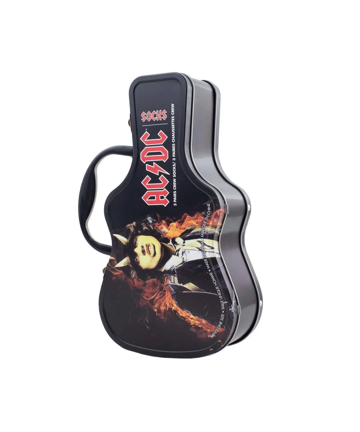 AC/DC Socks in Guitar Tin (3-pair) - Remenyi House of Music