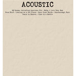 Acoustic (Budget Books) - Remenyi House of Music