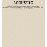 Acoustic (Budget Books) - Remenyi House of Music