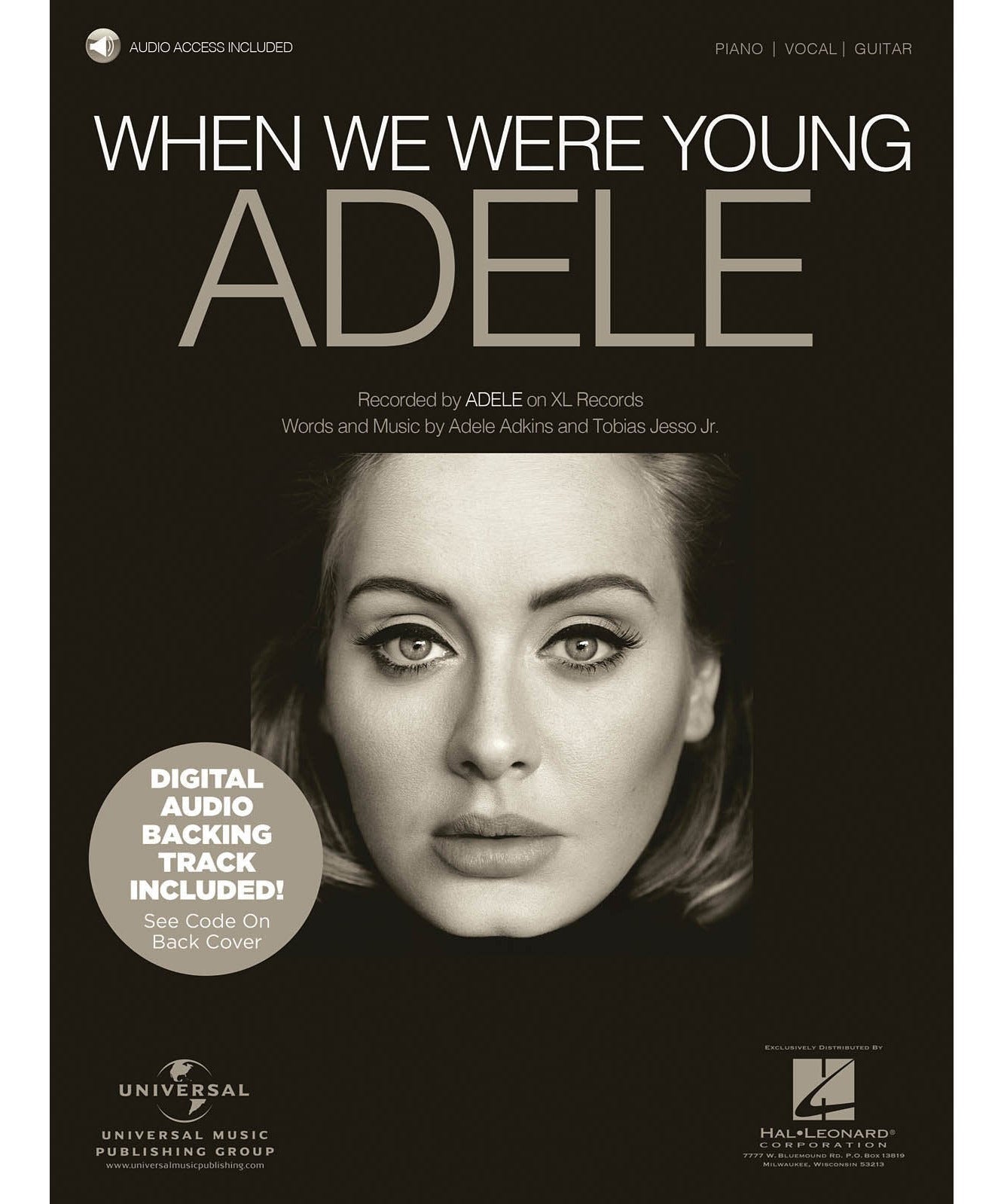 Adele - When We Were Young (Piano Vocal with Online Audio) - Remenyi House of Music