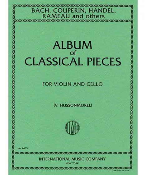 Album of 6 Classical Pieces for Violin and Cello - Remenyi House of Music