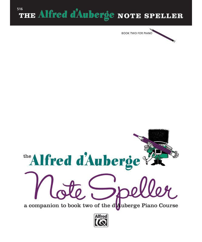 Alfred d'Auberge Piano Course: Note Speller Book 2 - Remenyi House of Music