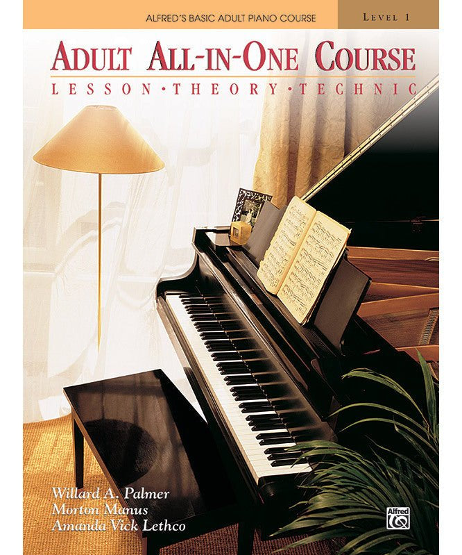 Alfred's Basic Adult All - in - One Course, Book 1 (Piano Comb Bound Book) - Remenyi House of Music