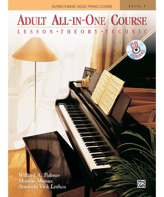 Alfred's Basic Adult All - in - One Course, Book 1 (Piano Comb Bound Book & CD) - Remenyi House of Music