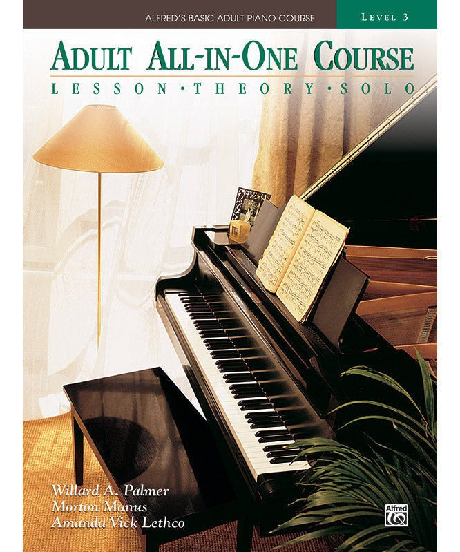 Alfred's Basic Adult All - in - One Course, Book 3 - Remenyi House of Music