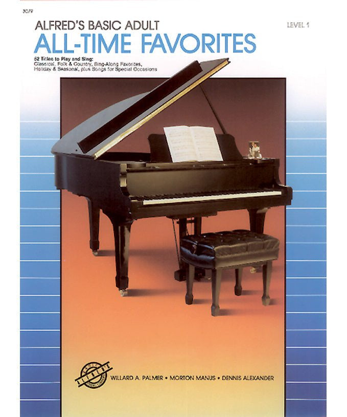 Alfred's Basic Adult Piano Course: All - Time Favorites Book 1 - Remenyi House of Music