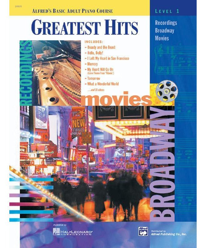 Alfred's Basic Adult Piano Course: Greatest Hits Book 1 (Piano Book & CD) - Remenyi House of Music