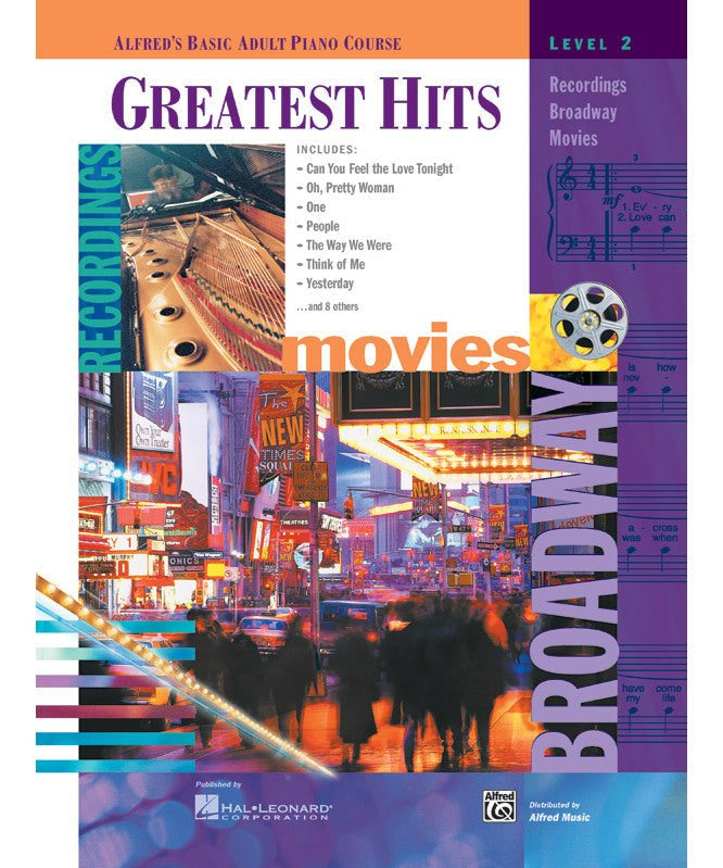 Alfred's Basic Adult Piano Course: Greatest Hits Book 2 - Remenyi House of Music