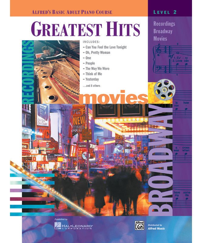 Alfred's Basic Adult Piano Course: Greatest Hits Book 2 - Remenyi House of Music