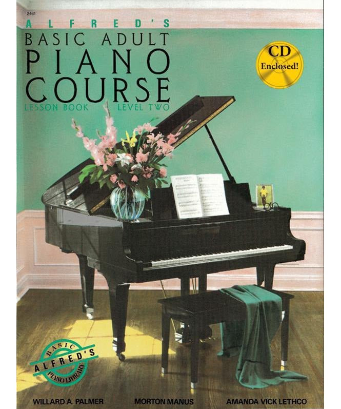 Alfred's Basic Adult Piano Course: Lesson Book 2 (Piano Book & CD) - Remenyi House of Music